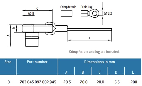 ODU AMC® Protective Caps